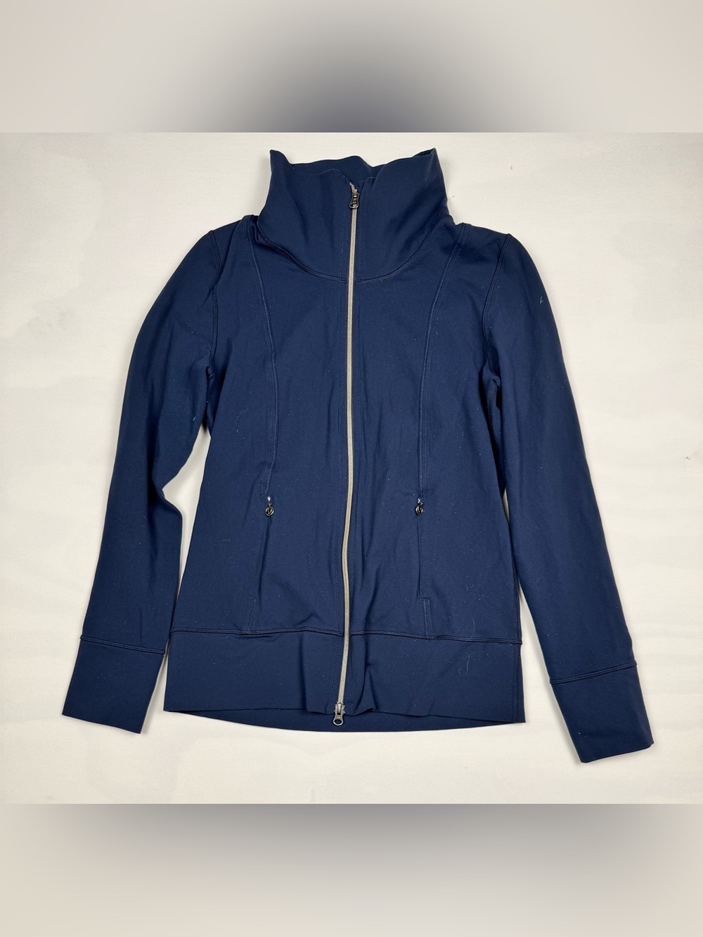 Lululemon Daily Yoga Jacket Inkwell Blue Full Zip Women’s 10